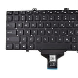 Replacement Keyboard Compatible With Dell Latitude 7400 3400 5400 7410 5401, Not Fit For Latitude 7400 2-In-1 Black No Frame Us Layout