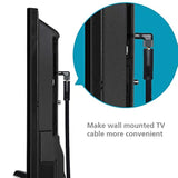 [3 Pack 4K 60Hz Angled Hdmi 2.0 Adapter 90 & 270 Degree Male To Female Extende