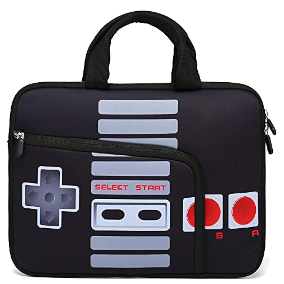 14 15 15.4 15.6 Inch Laptop Handle Bag Computer Protect Case Pouch Holder Notebook Sleeve Neoprene Cover Soft Carrying Case With Extra Pockets For Dell Lenovo Toshiba Hp Chromebook Asus Acer(Games)
