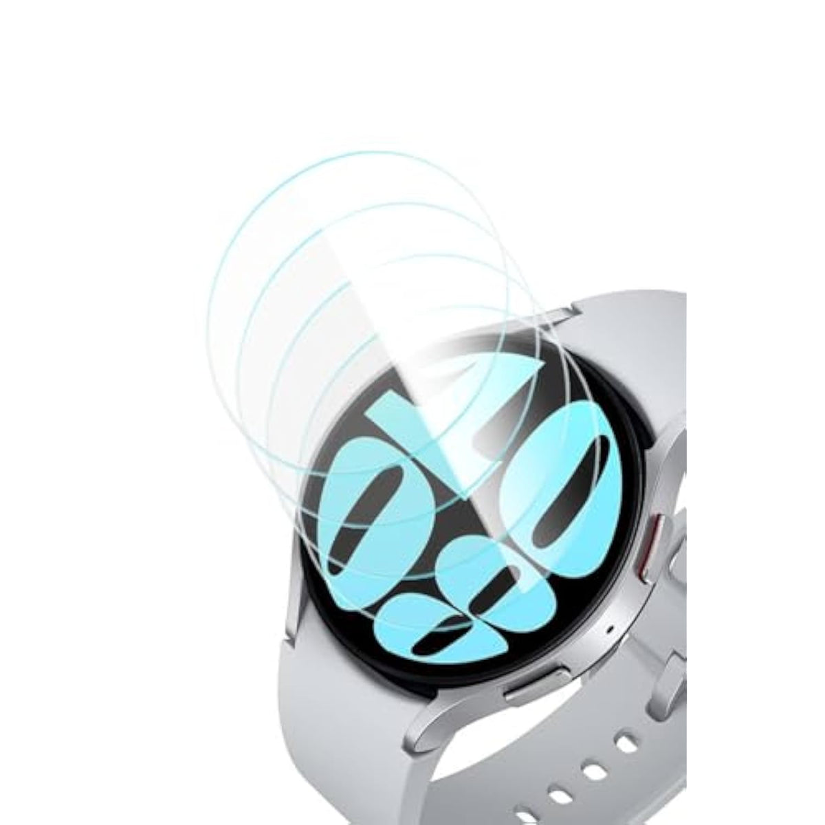 4 Pack Screen Protectors For Samsung Galaxy Watch 8/7/6/5/4/Fe 40Mm,Bubble Free Tempered Glass Screen Protector For Galaxy Watch 8/7/6/5/4/Fe 40Mm,Anti Scratch