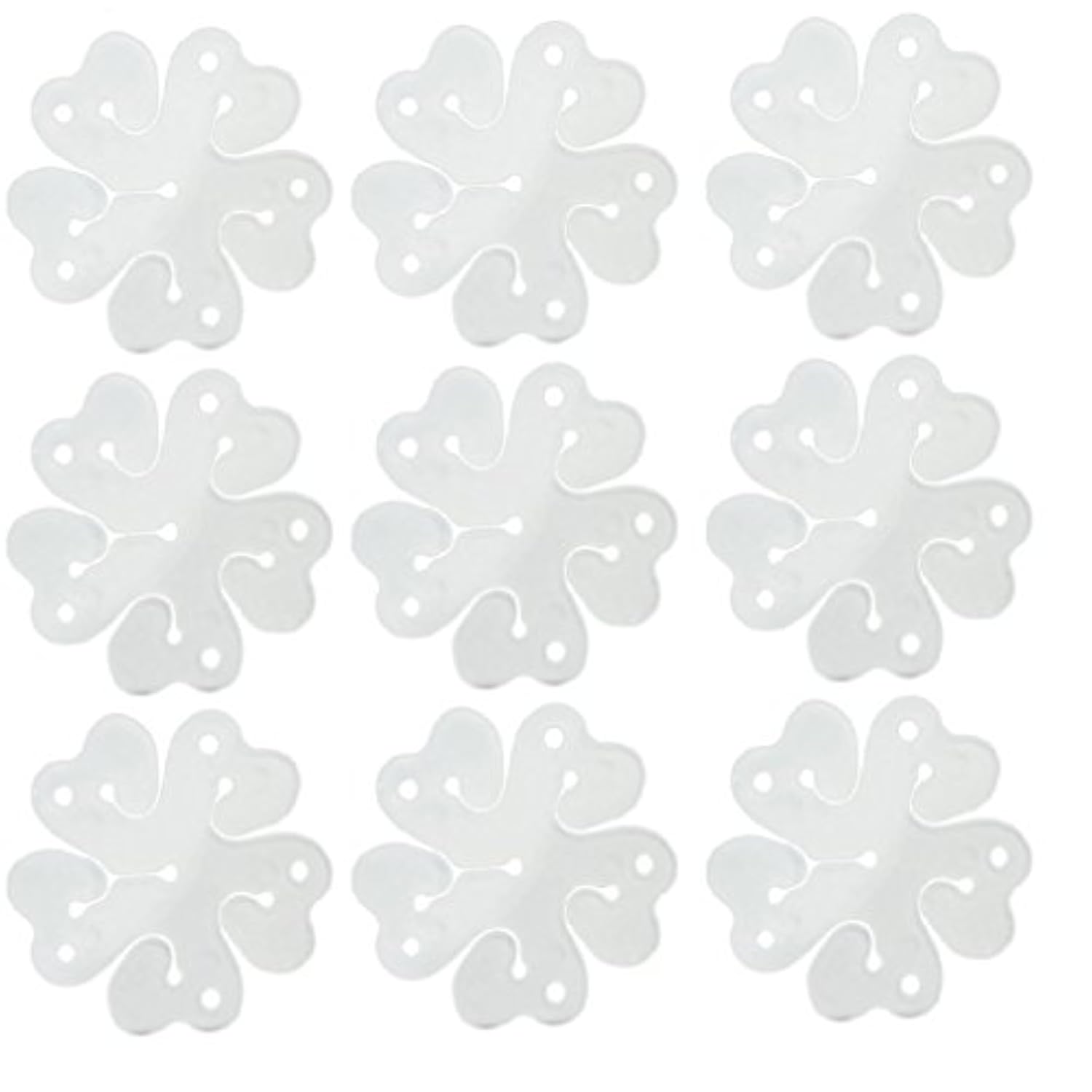 50 Pcs Portable Flower Shape Balloon Clips Holder For Wedding Event Decorations Birthday Party Supplies