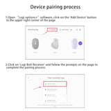 New Usb Dongle Bolt Receiver For Mouse And Keyboard Compatible For Any Logitech Product That Display The Bolt Logo (Green Lightning Logo, Connects Up To 6 Devices)