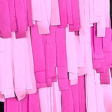 Crepe Paper Streamers 4 Rolls 328Ft, Pack Of Hot Pink And Pink Crepe Paper For Party, Wedding, Birthday, Baby Shower Decorations, Valentines Day Decorations (1.8 Inch X 82 Ft/Roll)