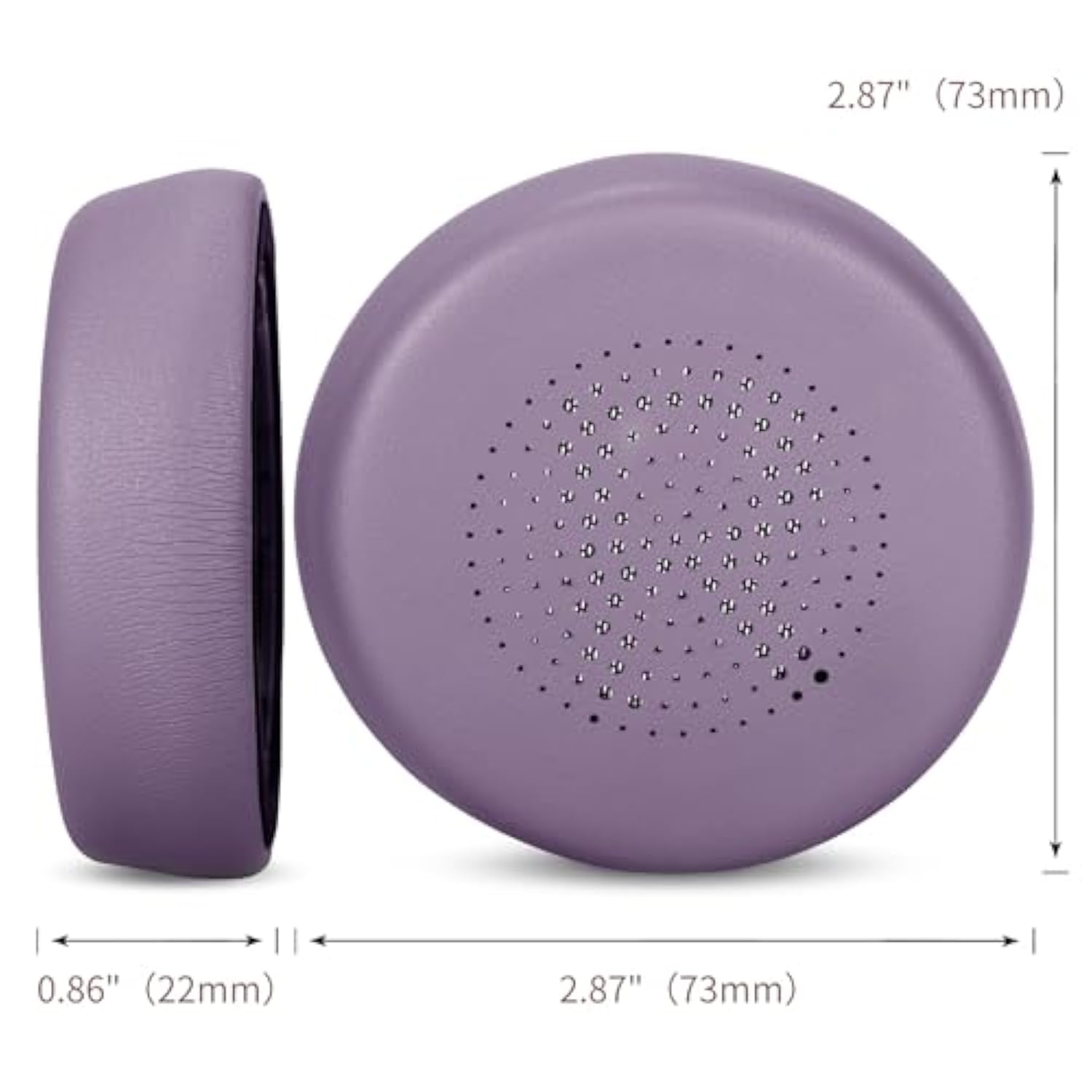 Earpads Replacement Ear Cushions Compatible With Jlab Go Lux Anc Wireless Headphones Ear Pads Earcup Accessory (Mauve)