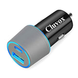 Dual Usb Car Charger Adapter, 20W Fast Charging For Iphone 16 Pro Max/Plus/15/14/13/12/11/Xs/Xr/8/Se 2020/Ipad 8Th/Pro/Air 4/Mini, Google Pixel, Samsung Cigarette Usb Charger