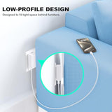 Flat Usb Wall Charger, 40W 4Port Usb And Usb C Fast Charging Block Pd+Qc Foldable Wall Plug Power Adapter Multiports For Iphone 16 15 14 13 Ipad Galaxy S24 A54 Android Watch Earbuds-3Pack