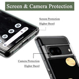 Soft TPU Shock Absorption Slim Embossed Pattern Protective Back Cover for Pixel 7