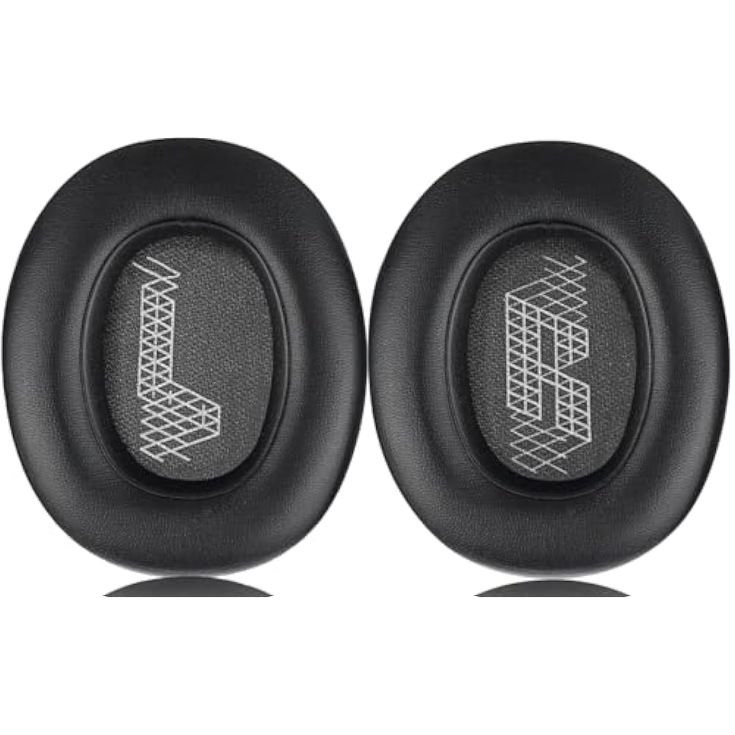 Replacement Ear Pads For Jbl E65 (E65Bt E65Btnc)/Live 650 (650Nc 650Btnc)/Live 660 (660Nc 660Btnc)/Duet Nc Over-Ear Headphones, Earpads Cushions With Softer Leather (Black) (Black)