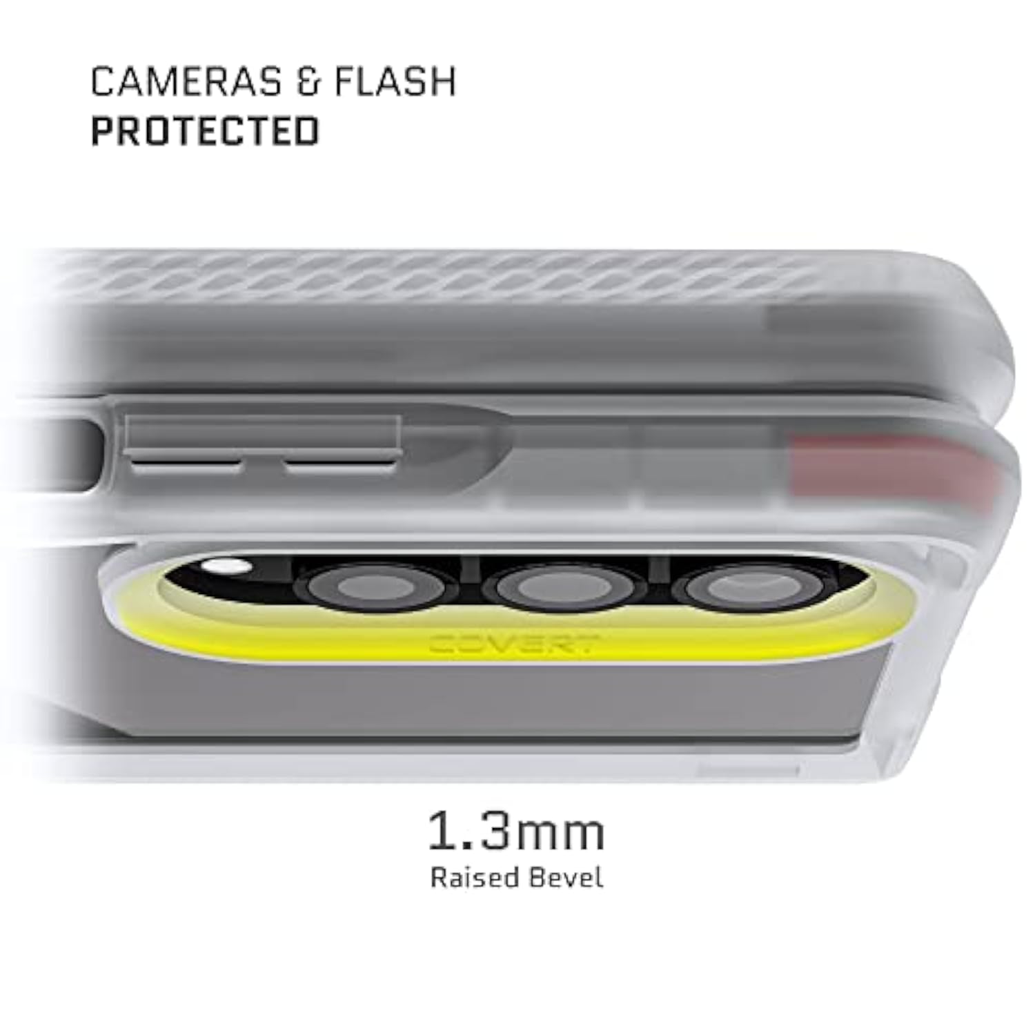 Ghostek COVERT Clear Z Fold 4 Case with Slim Lightweight Design and Hinge Protection Wireless Charging and PowerShare Compatible Phone Cover Designed for 2022 Samsung Galaxy Z Fold4 5G (7.6in) (Clear)