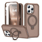 iPhone 13 Pro Case with Stand 6.1 inch Brown