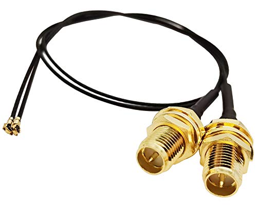 Ufl To Sma M.2 Ngff U.Fl To Rp-Sma Female Mhf4 Connector Pigtail Antenna Extension Cable (15Cm (2 Pcs))