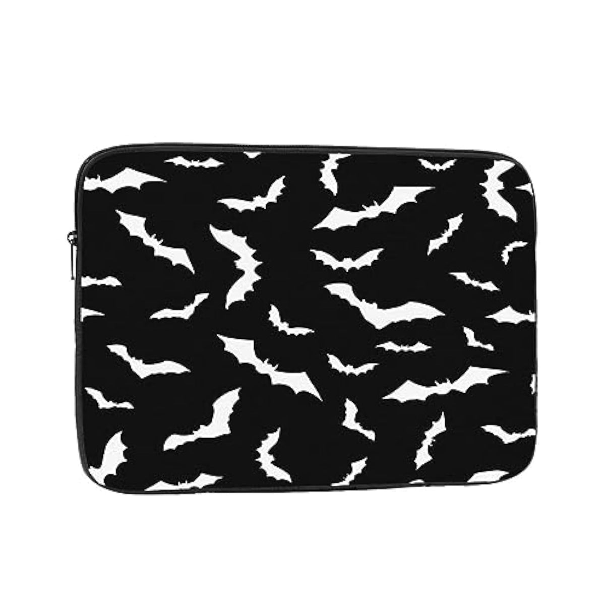 Bats On Black 17 Inch Portable Laptop Sleeve Compatible With Macbook Air Notebook Computer Case For Men Women College School Students