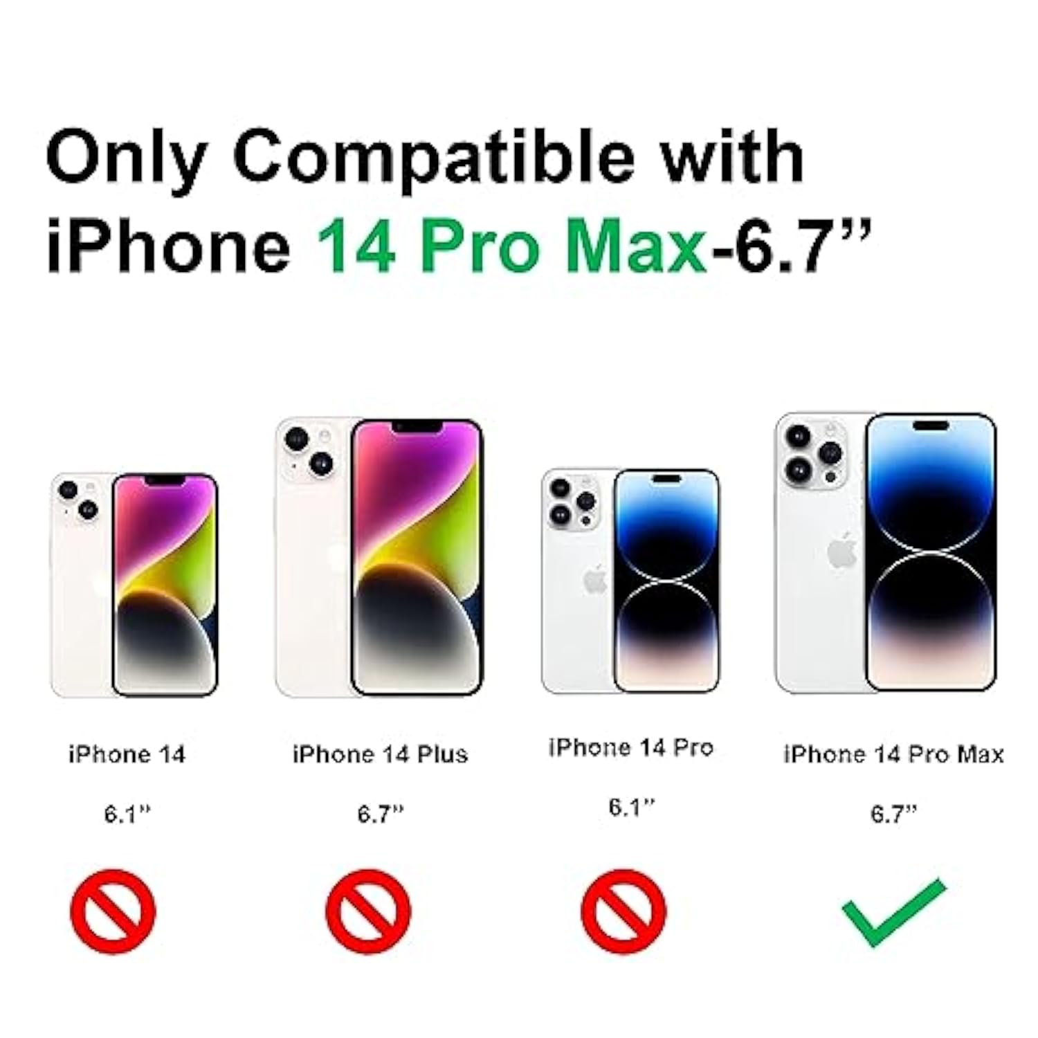 Magnetic Case For Iphone 14 Pro Max Phone Case Accossories With Full Camera Len Protector Durable Silicone Slim Shockproof Cute Cellphone Cover For Iphone 14 Pro Max -6.7'' Black