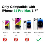 Magnetic Case For Iphone 14 Pro Max Phone Case Accossories With Full Camera Len Protector Durable Silicone Slim Shockproof Cute Cellphone Cover For Iphone 14 Pro Max -6.7'' Black