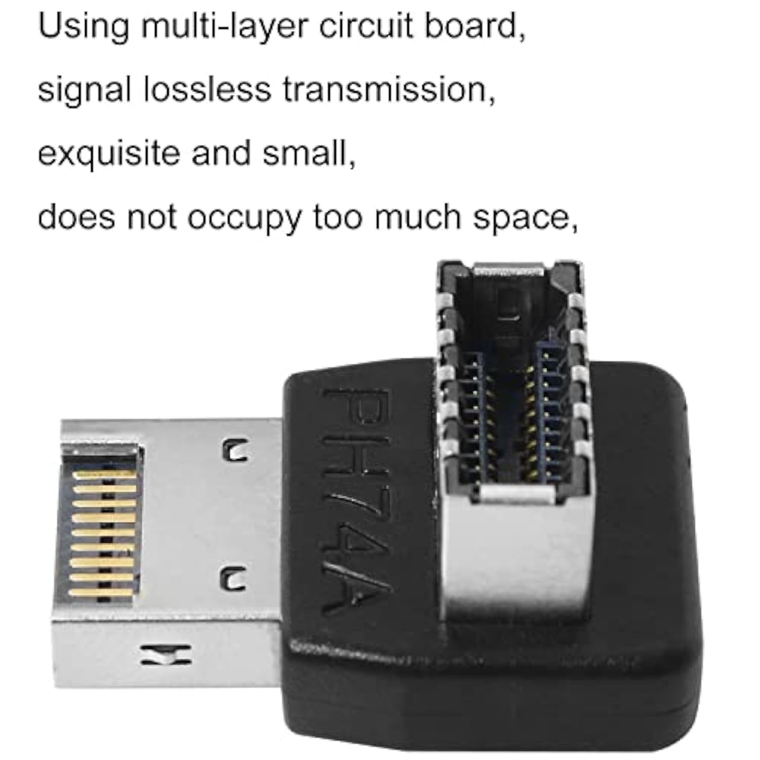 Right Angle Usb Type E Adapter Usb3.1 Type E Header Converter 90 Degree Steeri