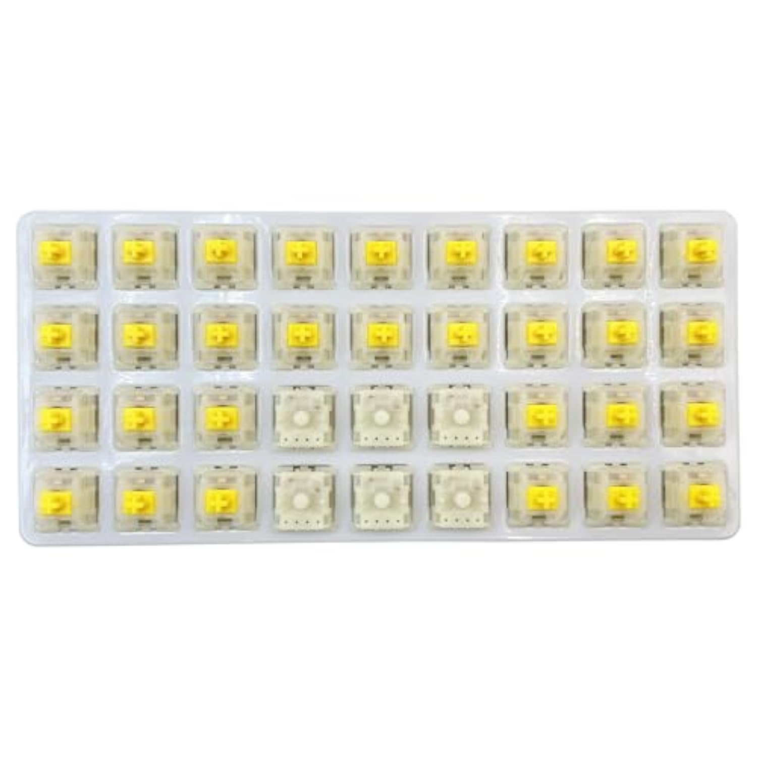Gateron Milky Yellow Pro,5 Pin Switches Pre Lubed For Mx Mechanical Gaming Key