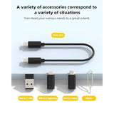 60W Usb C Charging Cable Travel Adapter Kit Set Storage Box Organizer(5 In 1)For Apple Iphone Micro Usb Data Transfer Lightning 27W Fast Charger Power Android Compatible For Samsung Sim Micro Sd Slot