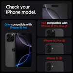 Spigen Tempered Glass Screen Protector [GlasTR EZ FIT] designed for iPhone 16 Pro [2 Pack]