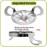 Apple Slicer,12-Blade Extra Large Apple Corer, Heavy Duty Stainless Steel Apple Cutter And Divider?Easy To Use, Time-Saving.