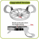 Apple Slicer,12-Blade Extra Large Apple Corer, Heavy Duty Stainless Steel Apple Cutter And Divider?Easy To Use, Time-Saving.
