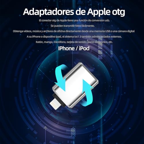 Lightning to USB Jack Adapter for  for iPhone 14 13 12 11 Pro MAX 7 8 Plus X for iPad mini Air Connector Cable OTG Converter Converter Keyboard