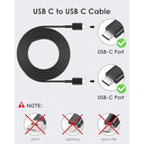 2 Pack Usb C Charger, 25W Type C Fast Charging With Usb-C Charger Cable 6Ft Android Phone Charge For Galaxy S24 Ultra/S23+/S22/S21/S20/Phone 16 15 Pro Max 16 15 Plus