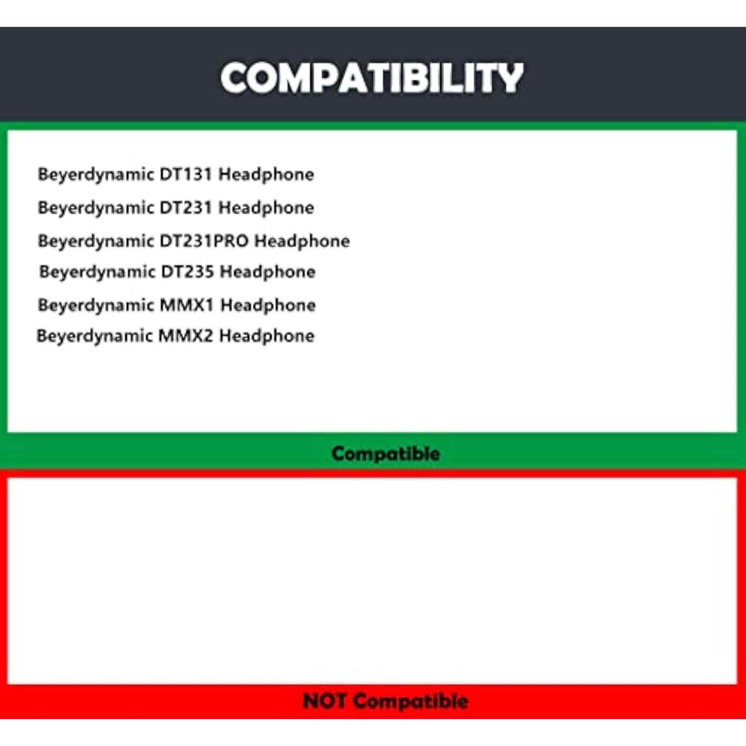 Earpads Replacement Cushion Compatible With Beyerdynamic Dt131, Dt231, Dt231Pro, Dt235, Mmx1, Mmx2 Headphones Premium Ear Pads With Softer Protein Leather/Memory Foam
