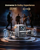 Smart Mini Projector With Wifi And Bluetoothcompatible With Netflix/Portable/4K Supporteddolby Audio,Auto Keystone & Electric Focus Outdoor Movie Projectors, Native 1080P Hd Proyector