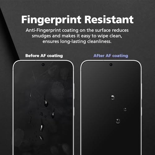 [3-Pack For Samsung Galaxy A55, Anti-Glare Matte Screen Protector [Support Fingerprint Unlock], Anti-Fingerprint, Full Coverage, Bubble-Free Easy