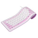 Roll Up Keyboard, Foldable Silicone Keyboard 103 Keys Usb Wired Waterproof Mut