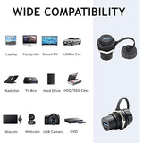 2Pcs Waterproof Usb 3.0 Panel Mount Coupler, Ip67 Usb Pass Through Connector,