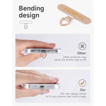 Phone Tether Tab ×1,Spring Ring ×1,Metal Patch,Universal Phone Lanyard Patch Without Adhesive,Phone Strap Replacement Part For Cell Phone (Gold)