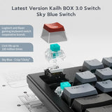 X5 Wireless Mechanical Keyboard, Dual-Mode 2.4G/Usb-C Ergonomic Full Size 108 Keys Keyboard, Kailh Box 3.0 Tactile Switch, N-Key Rollover, Backlit Gaming Keyboards With Wrist Rest (Dark)