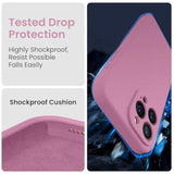 iPhone 16 Pro Silicone Case, Camera Protection, 2 Screen Protectors, 6.3"