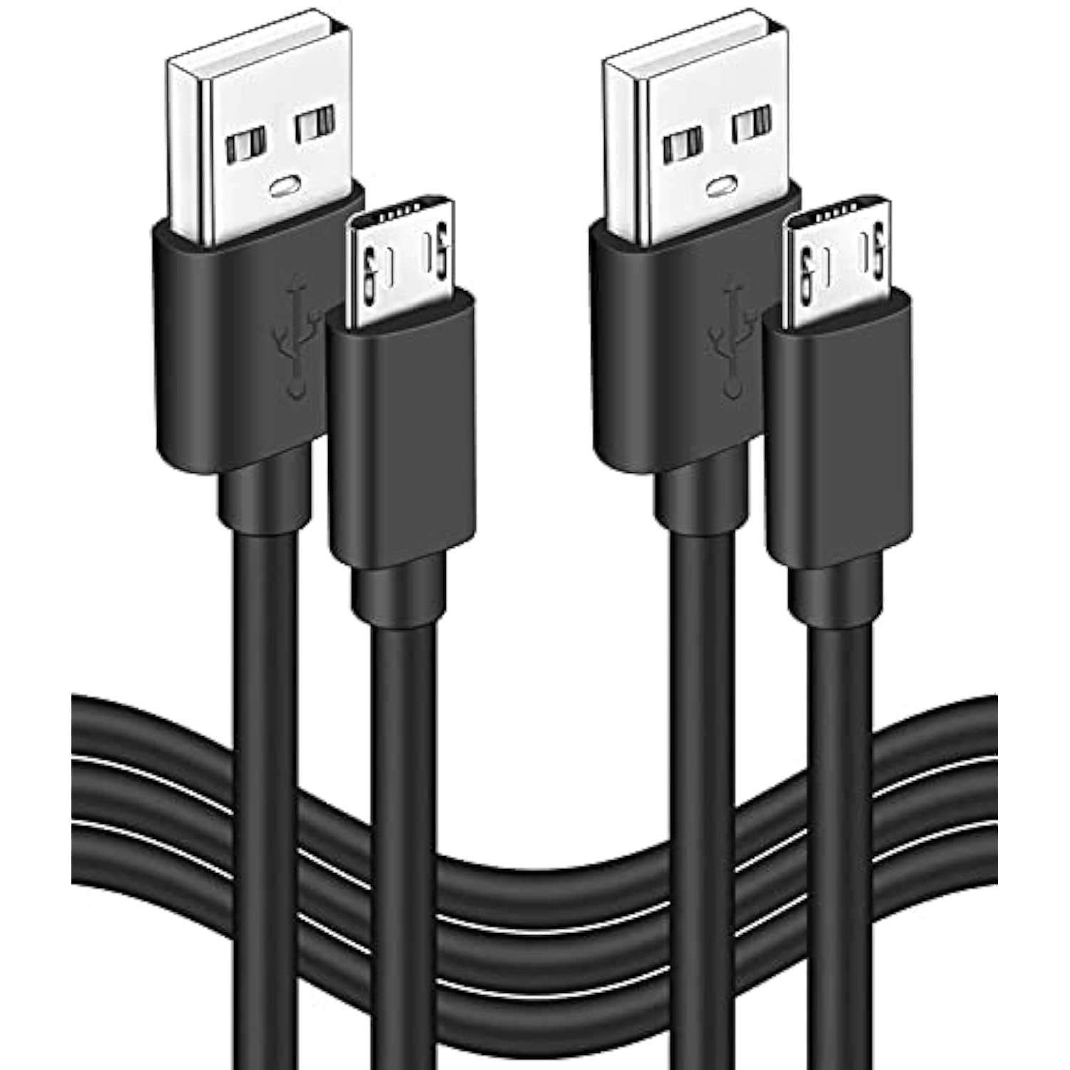2-Pack 10Ft Micro Usb Power Cable For Amazon Fire Tv Stick,For Roku Streaming Stick,Express Plus,Premier Plus,Voice Remote Pro,Chromecast Charging Charger For Kindle Fire 10 Tablet Firestick Cord Long