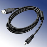 USB Charging Cable Compatible with Nikon Coolpix L830 S3300 S3000 Fujifilm FinePix JX650 JX660 AX500 AX550 J10 J26 Mini 8-Pin UC-E6 UC-E16 UC-E17