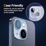 Camera Lens Protector For Iphone 15 / Iphone 14 6.1" ? Iphone 15 Plus/Iphone 14 Plus 6.7" ,9H Tempered Glass?Ultra Hd, Scratch Resistance Easy To Install?Case Friendly?[Does Not Affect Night Shots] 3-Pack