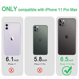 Compatible With Iphone 11 Pro Max Case Clear, Transparent Soft Shockproof Protective Slim Thin Bumper Cover Phone Case- 6.5 Inch
