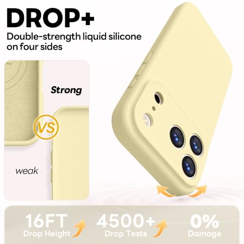 Magnetic for iPhone 17 Pro Max Case, Compatible with Magsafe (Premium Liquid Silicone) (Integrated Camera Control Button) Full Body Protective