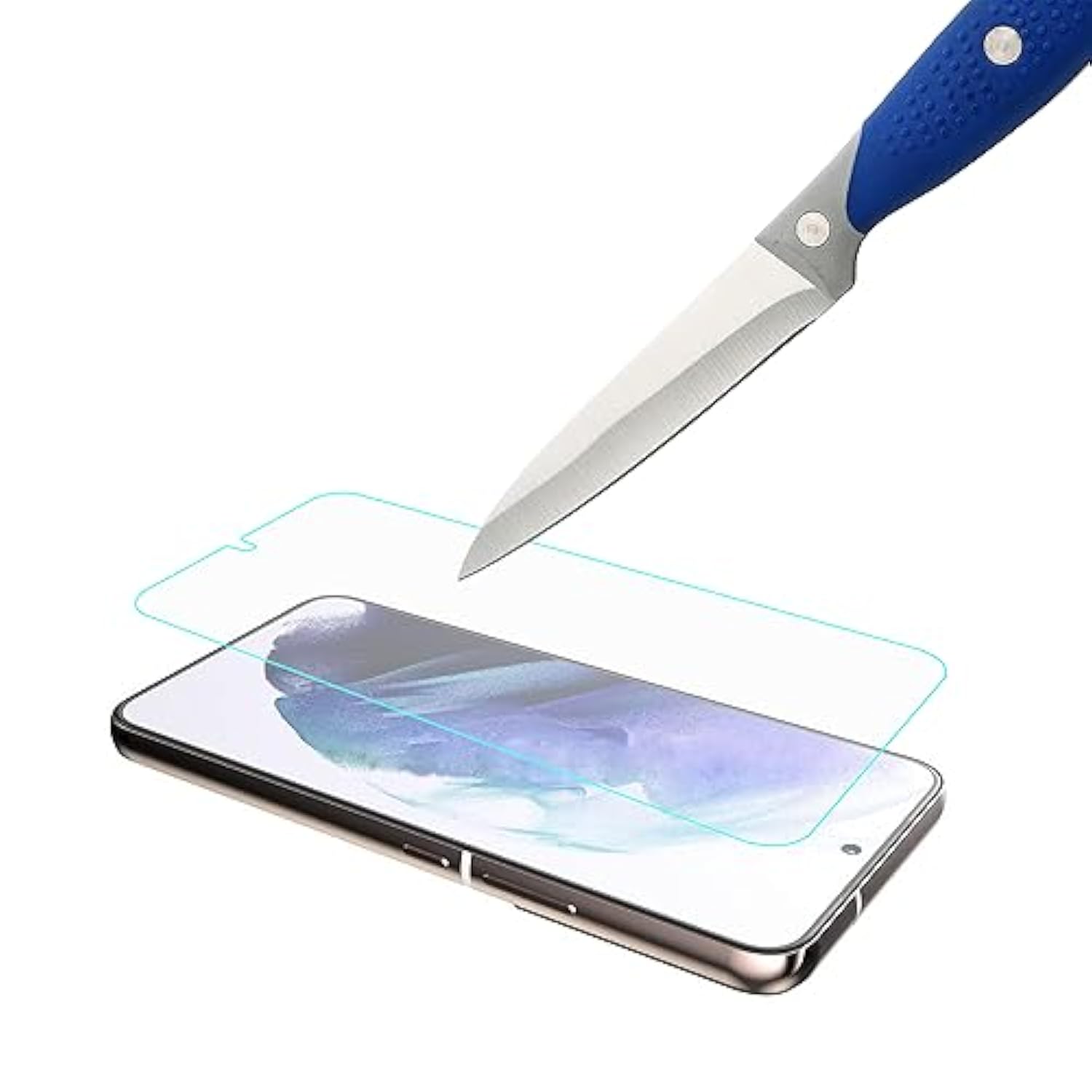 [3-Pack] Designed For Samsung Galaxy S22 5G [Fingerprint Unlock Compatible] [Tempered Glass] [Japan Glass With 9H Hardness] Screen Protector