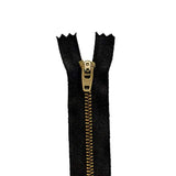 5 Inch Metal Zipper #5 | Antique Color | 5 Pcs/Pack