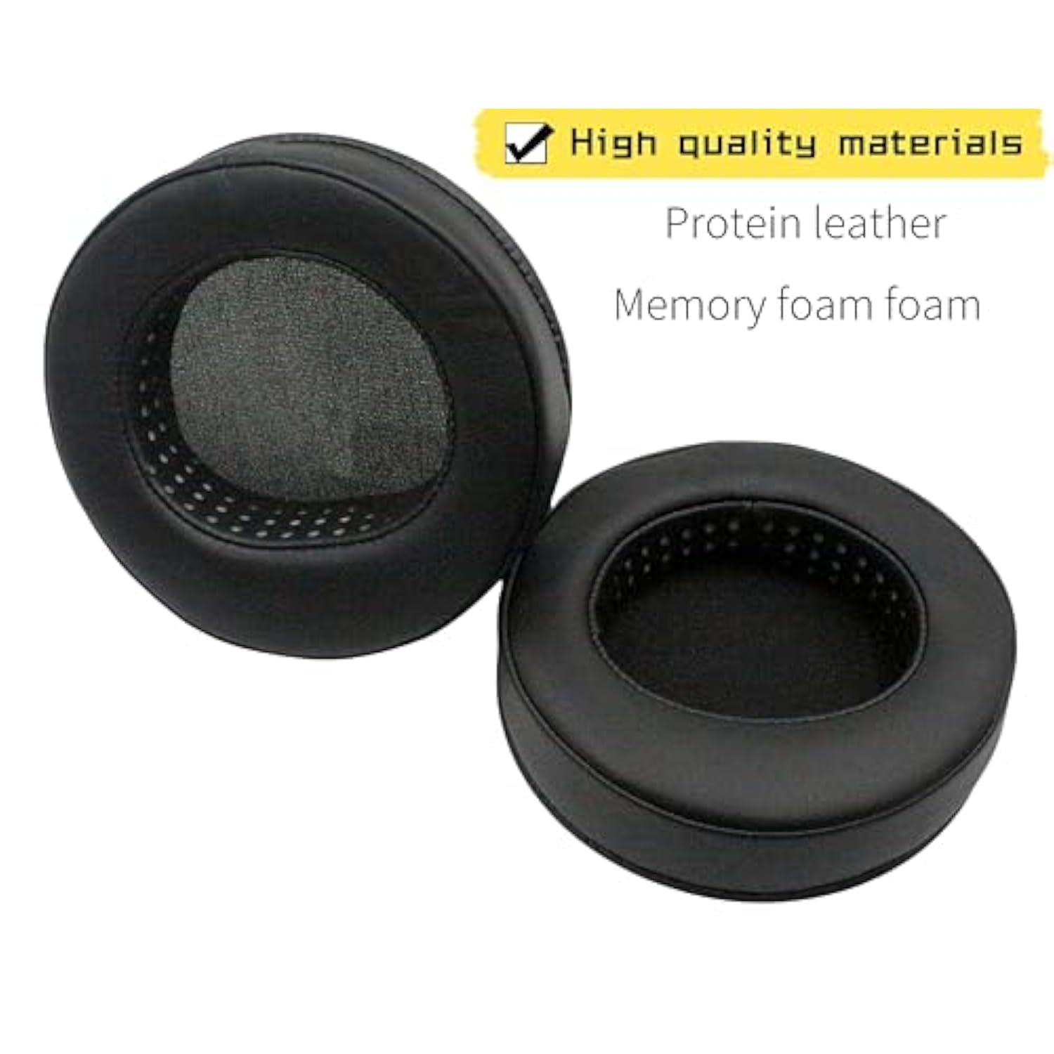 Ear Pads Replacement,Compatible With Akg K812/K812 Pro Headphones,Ear Pads Cushions With Upgrade Memory Foam & High Protein Leather(Black)