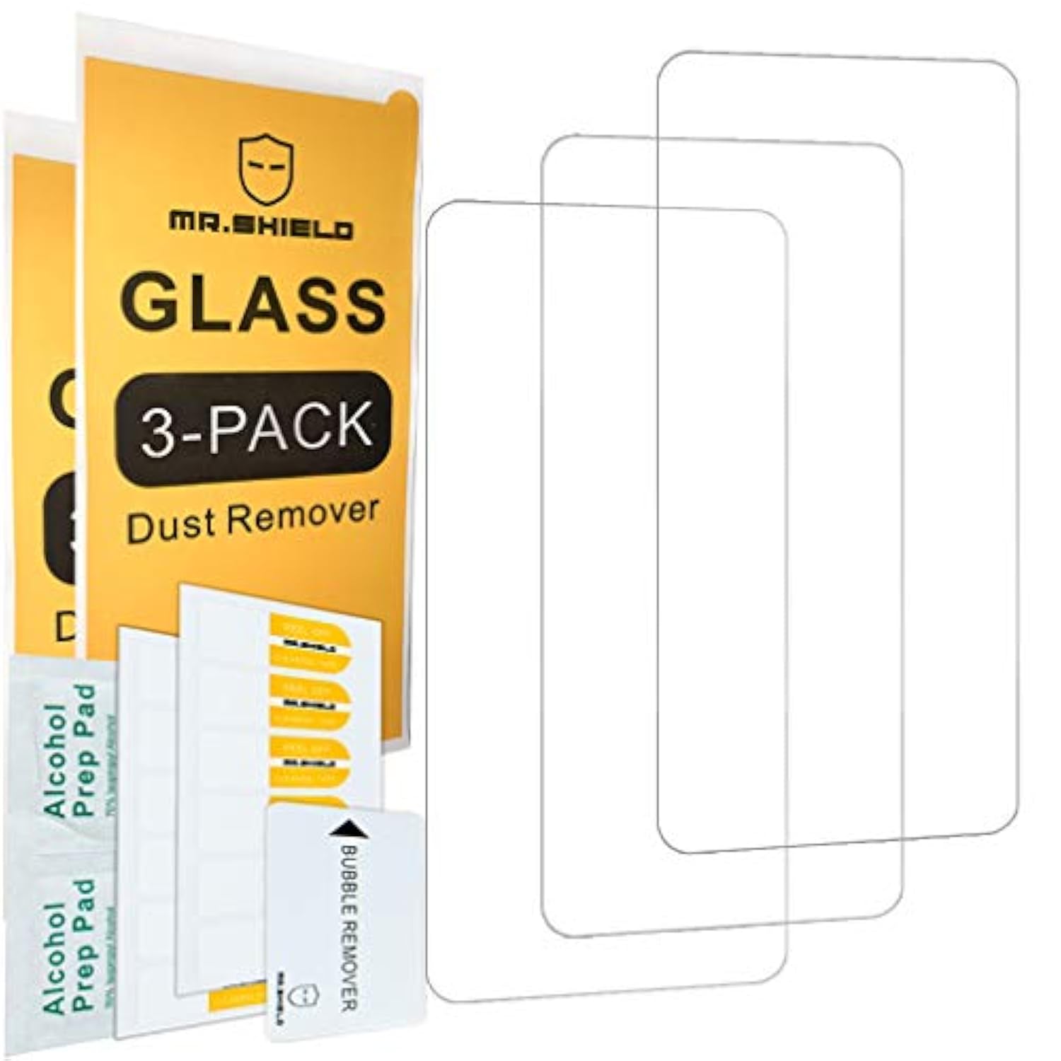 [3-Pack] Designed For Xiaomi Redmi Note 9 [Tempered Glass] [Japan Glass With 9H Hardness] Screen Protector With Replacement