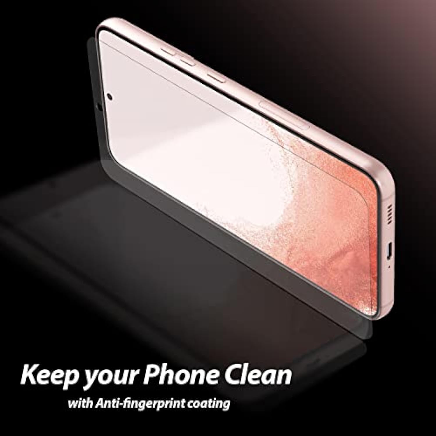 Whitestone Ez Galaxy S22 Plus Screen Protector Ez Full Coverage Tempered Glass Shield [Easy Install] By Whitestone For Galaxy S22 Plus - Two Pack