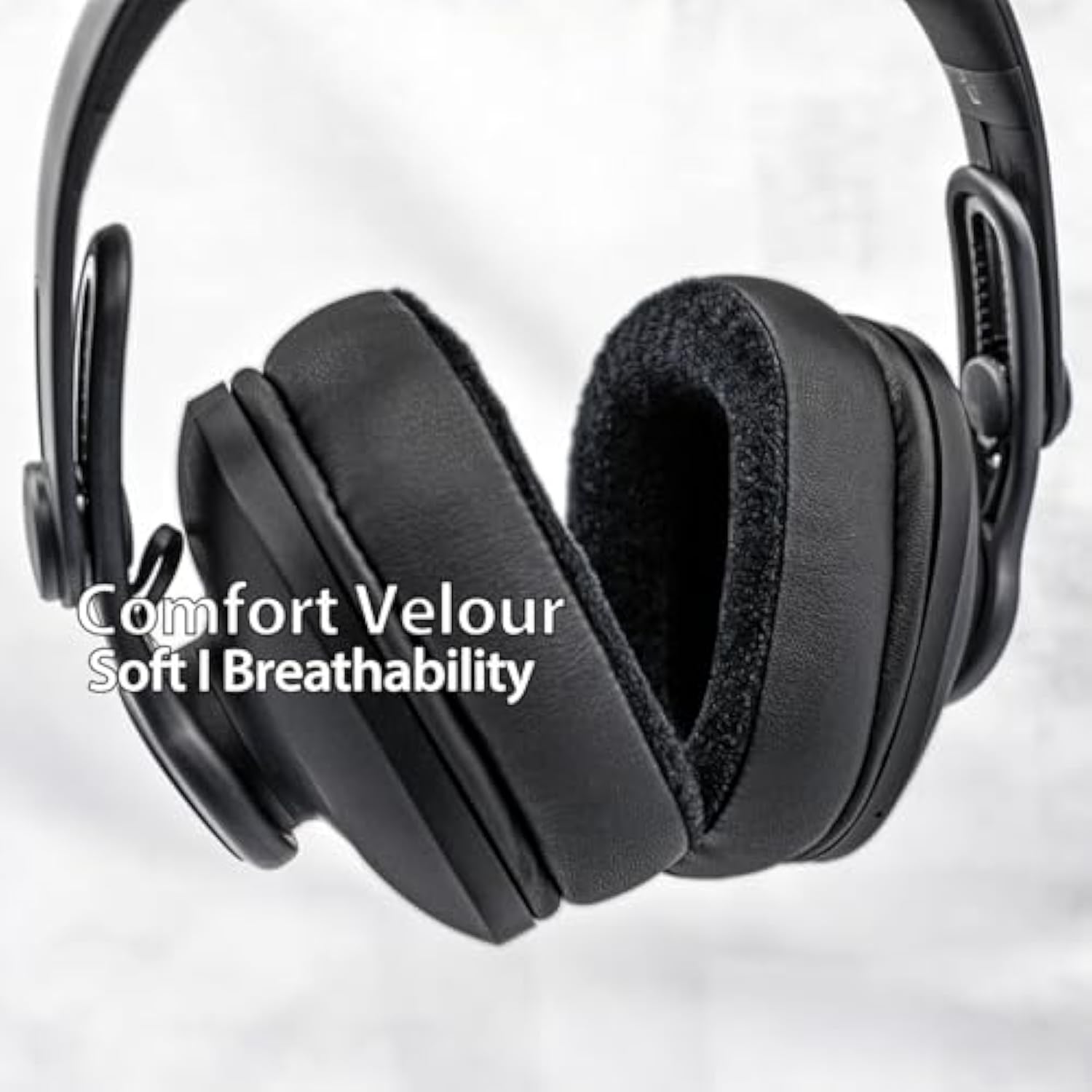 K361 K371 Bt Ear Pads - Replacement Ear Cushion Compatible With K361 / K371Bt / K371 Bt Headphones (Hybrid Velour)