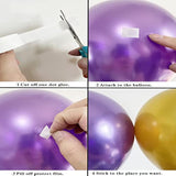 100pcs 12-Inch Chrome Metallic Balloons for Party, Wedding, Birthday, Baby Shower