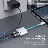 2 Pack [Apple Mfi Certified] Lighting To 3.5 Mm Headphone Jack Adapter, 2 In 1 Iphone Headphone 3.5Mm Aux Audio + Charger Cable Splitter Adapter Dongle Compatible For Iphone 14 13 12 11 Xs Xr X 8 7 6