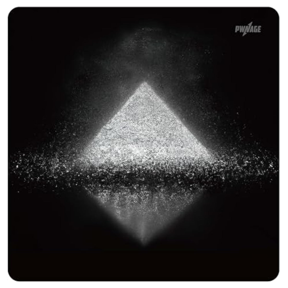 PWNAGE Ultra Glide Tempered Glass Mat: Super Smooth, Sweat Moisture Resistant, XL Silicone Base Mouse Pad - Eye of Victory Pyramid - Extra Large (500mm x 500mm)