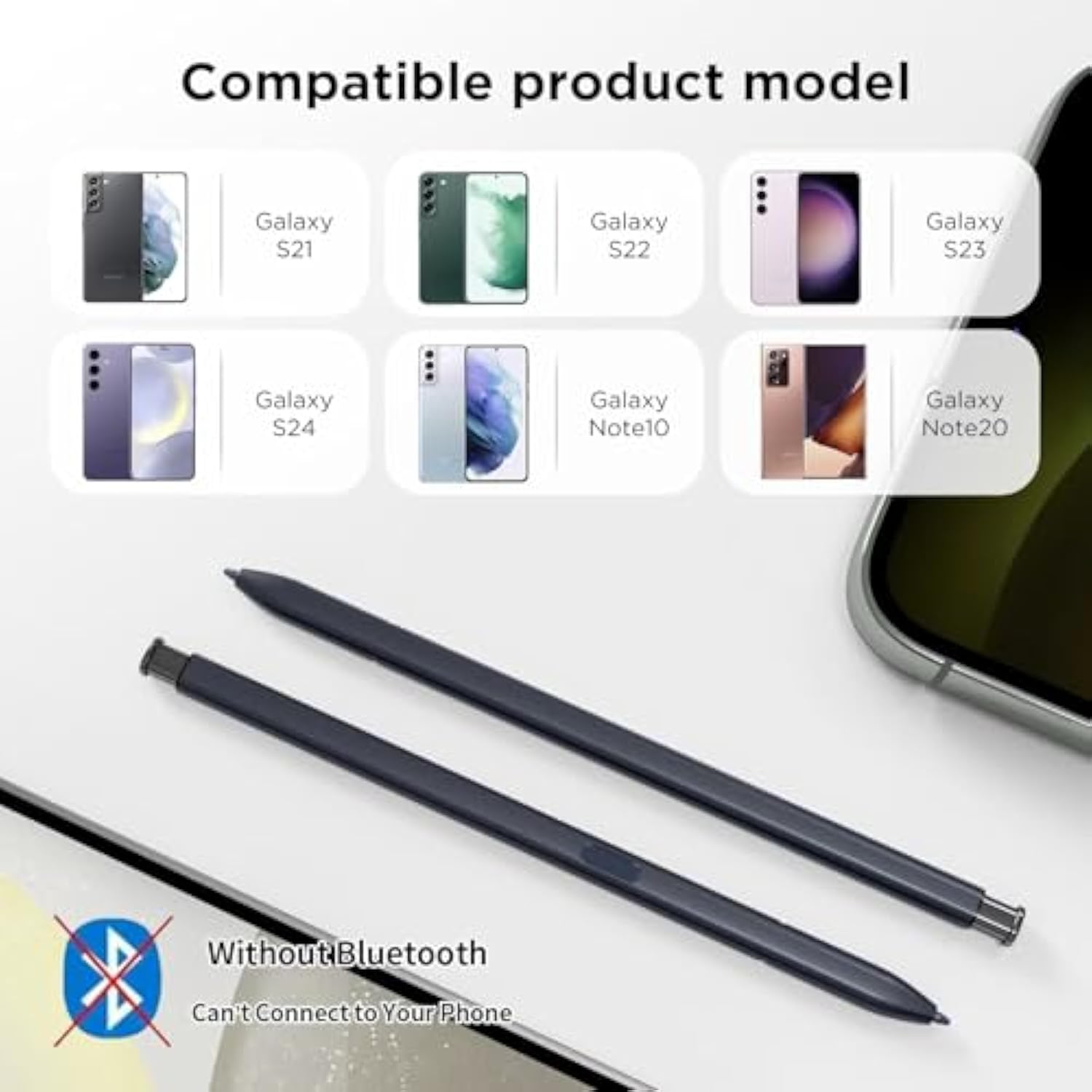 Galaxy S23/S24/S25 Ultra Pen,Replacement For Samsung Galaxy S23/S24/S25 Ultra Stylus Pen?4096 Pressure Level? Easy Writing.Withoutbluetooth(Cobalt Violet)