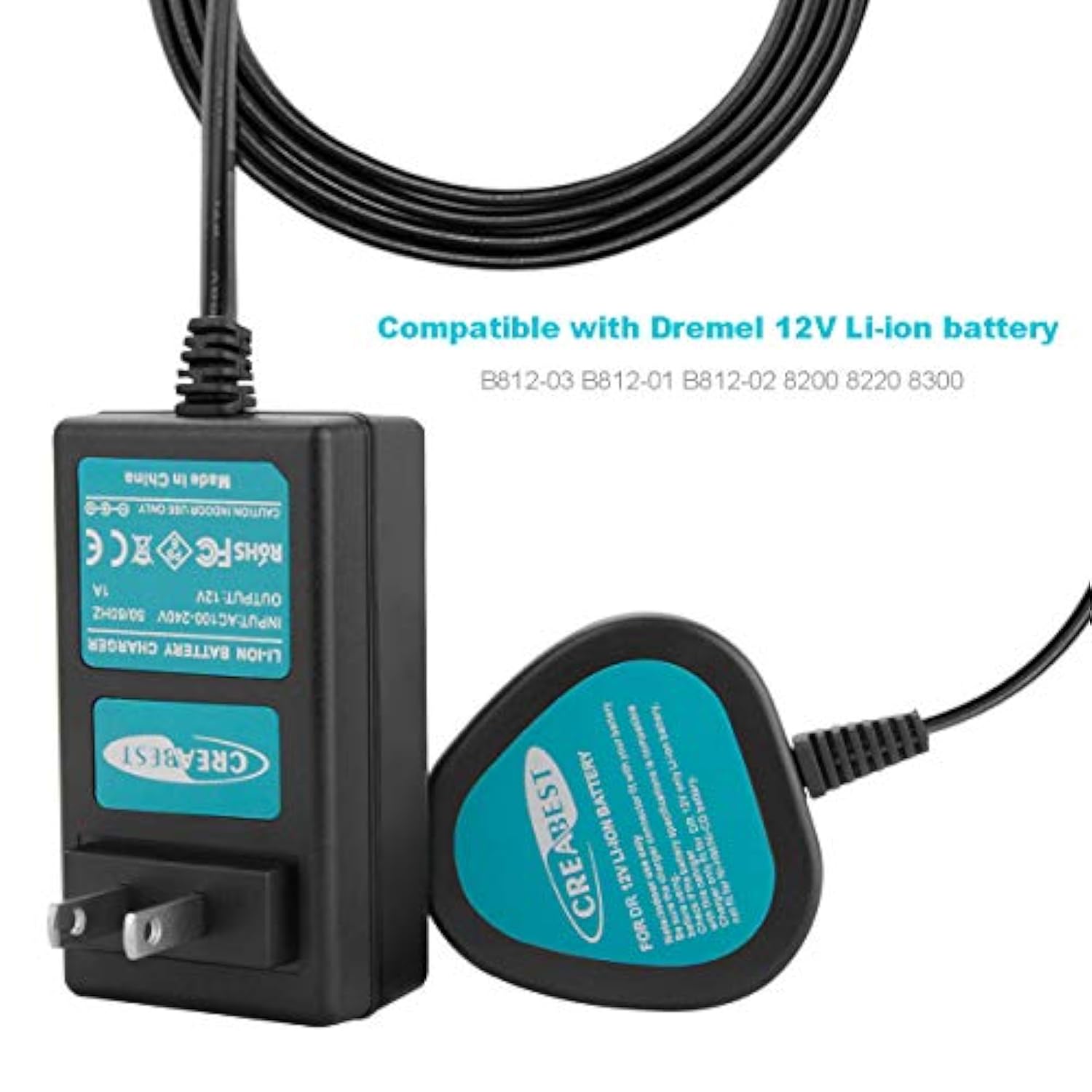 12V 3.0Ah Li-Ion Battery Replacement with Charger for 8200 8220 8300